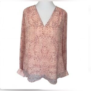 Hale‎ Bob Pink Patterned Women's Top